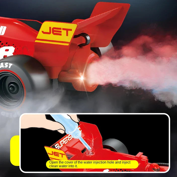 F1 Ferrari/F1 Mercedes RC Drift Car with Exhaust and Spray